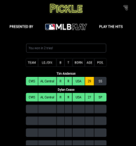 MLB Pickle