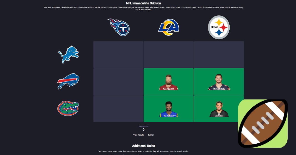 Futbol Grid - Play Futbol Grid On IMMACULATE GRID